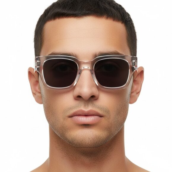 Off-White Zurich Full Smoke Square Unisex Sunglasses OERI029 8607 51 - Picture 1 of 6